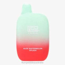 FLUM PEBBLES 6000 PUFFS Aloe Watermelon Splash - Flum float Australia BN54V4