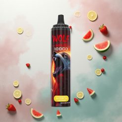 JNR Wolf Niplo 10000 Strawberry Watermelon Lemonade 20ml 5% Nicotine 650mAh