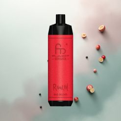 RandM Fumot Shisha 10000 Puffs BloodGlow LED 0.6ohm Mesh 0.5% Nicotine