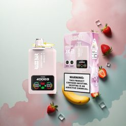 Razz Bar 40000 Puffs Strawberry Banana - Red Bull Ice with Mesh Coil 650mAh 5% Nicotine