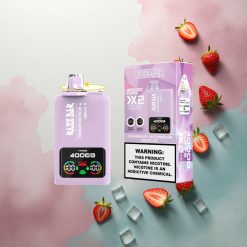 Razz Bar 40000 Puffs Strawberry Watermelon - Grape Ice with 5% Nicotine and 650mAh Battery