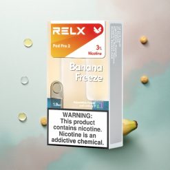Relx Pod Pro 2 Vape Device Banana Freeze 30mg/ml Nicotine 1.9ml 3 Voltage Modes
