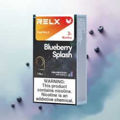 Relx Pod Pro 2 Vape Device Blueberry Splash 30mg/ml Nicotine 1.9ml 3 Voltage